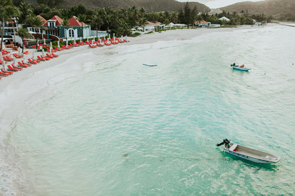 St Barth's destination wedding at Eden Rock