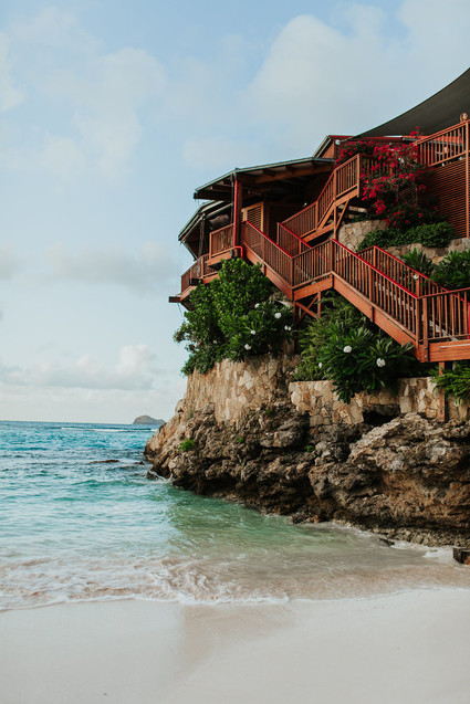 St Barth's destination wedding at Eden Rock