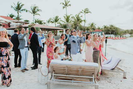 St Barth's destination wedding at Eden Rock