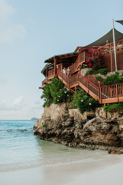 St Barth's destination wedding at Eden Rock