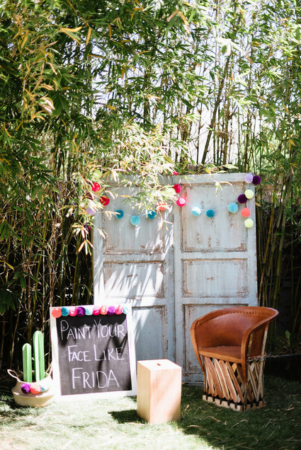 Llama-inspired Frida Kahlo 3rd birthday party