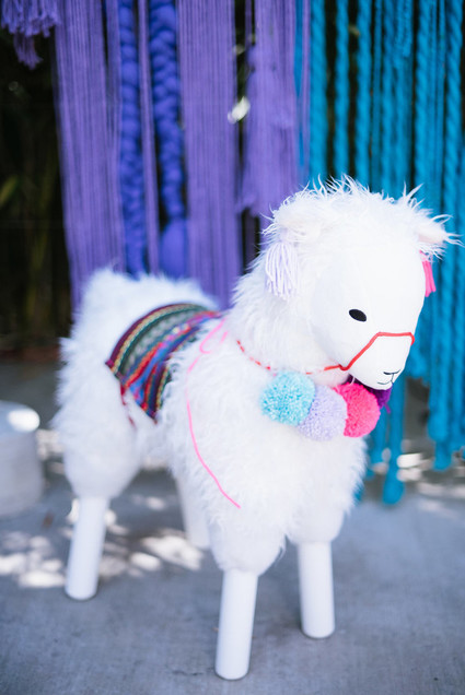 Llama-inspired Frida Kahlo 3rd birthday party