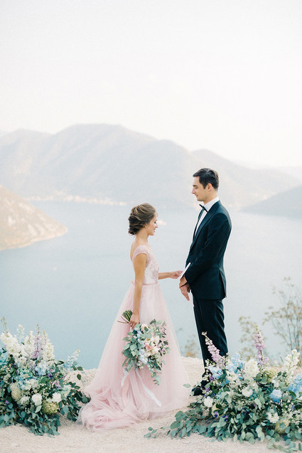Romantic Montenegro elopement on 100 Layer Cake