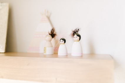 Rustic winter nursery and newborn photos on 100 Layer Cakelet