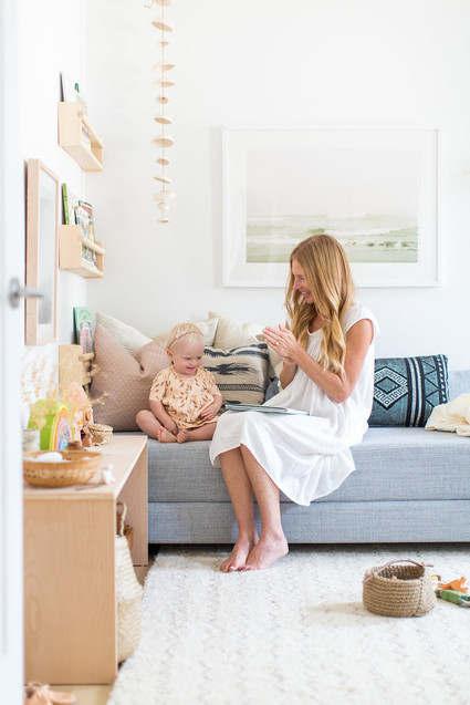 Louella's pastel nature-inspired girl's nursery