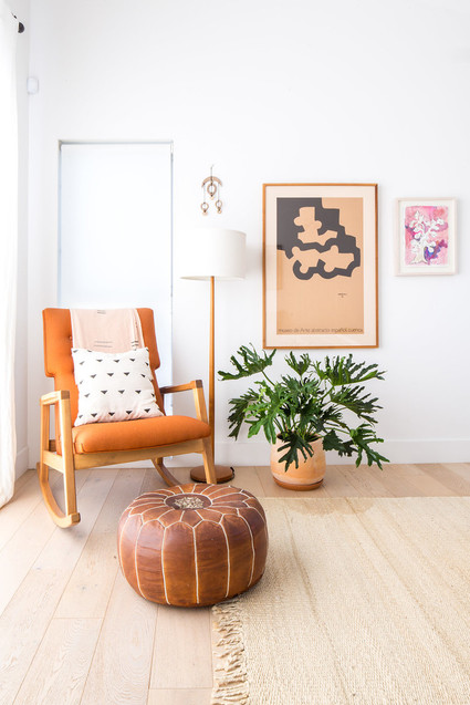 Cozy master bedroom for fall with Coyuchi on 100 Layer Cake