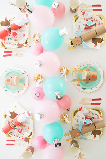 Bright festive cookie decorating party on 100 Layer Cakelet Inspiration