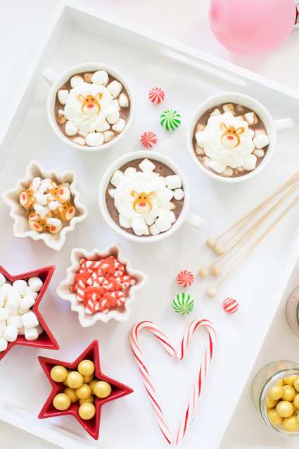 Bright festive cookie decorating party on 100 Layer Cakelet Inspiration