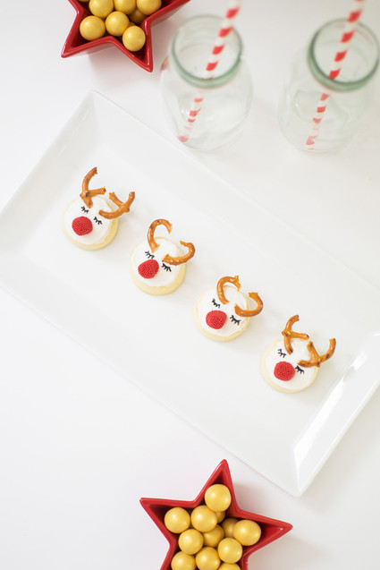 Bright festive cookie decorating party on 100 Layer Cakelet Inspiration