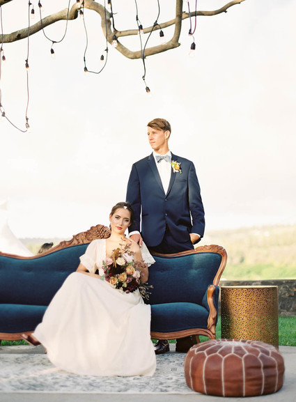 Coastal fall wedding ideas at the Steeple House in Maui