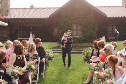 Floral garden wedding in Ontario