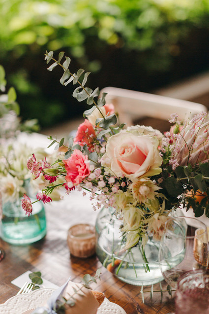 Floral garden wedding in Ontario