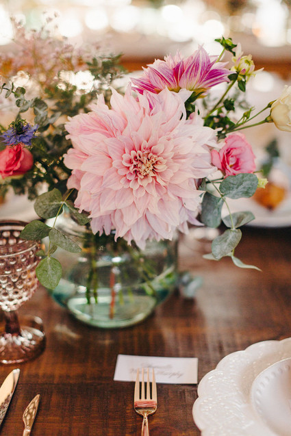 Floral garden wedding in Ontario