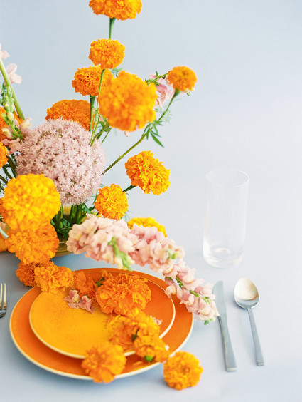 marigold wedding inspiration Inspiration