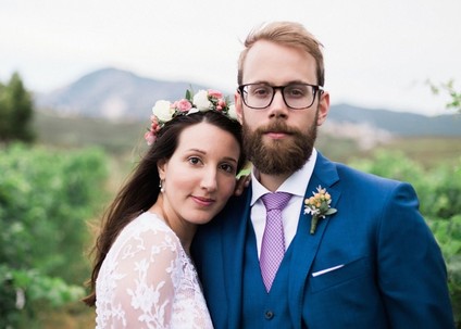 DIY backyard summer wedding in Athens, Greece