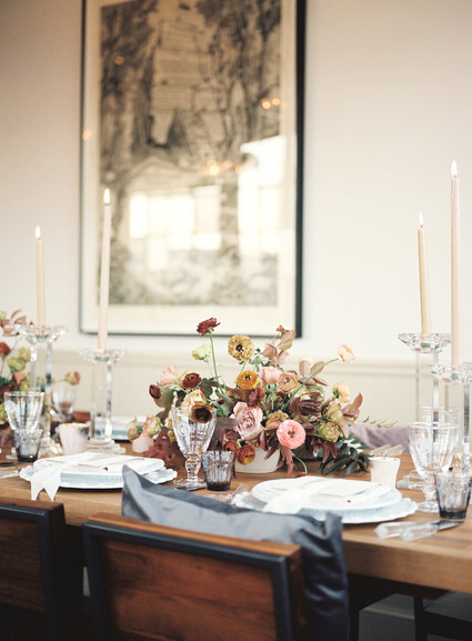 Fall dinner party ideas from The Wedding Artists Collective