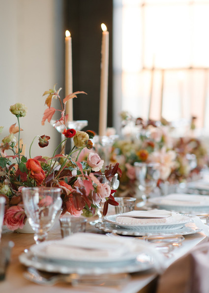 Fall dinner party ideas from The Wedding Artists Collective Inspiration