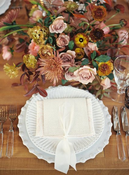 Fall dinner party ideas from The Wedding Artists Collective