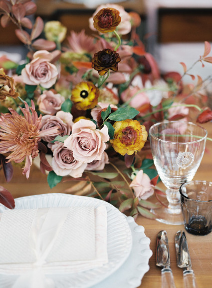 Fall dinner party ideas from The Wedding Artists Collective Inspiration