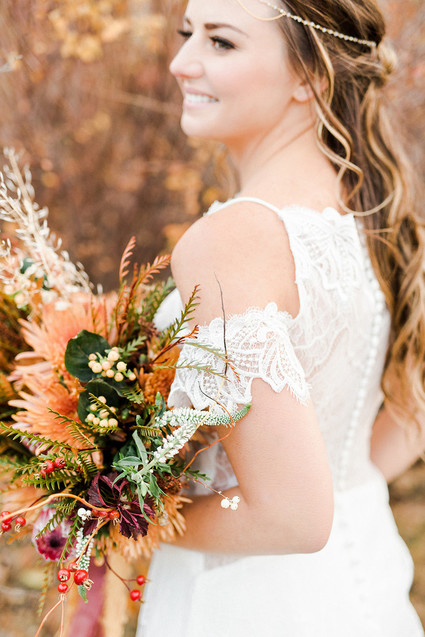 Organic fall wedding inspiration Inspiration