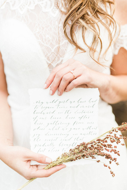 Organic fall wedding inspiration