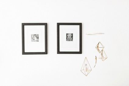 Classic modern boy's nursery and newborn photos