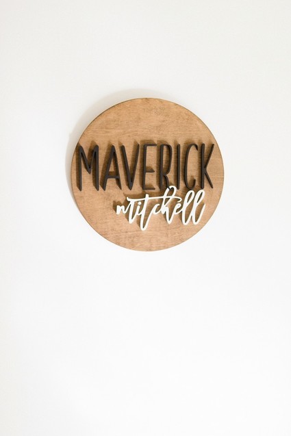 Classic modern boy's nursery and newborn photos