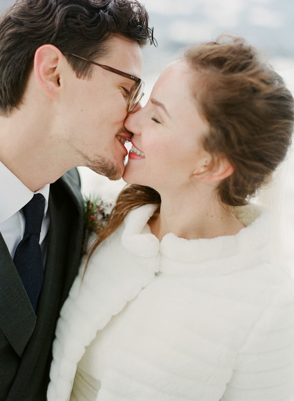 Elegant snowy Christmas wedding in Salzburg Austria on 100 Layer Cake