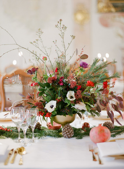 Elegant snowy Christmas wedding in Salzburg Austria on 100 Layer Cake Inspiration