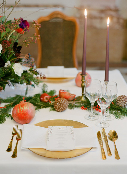 Elegant snowy Christmas wedding in Salzburg Austria on 100 Layer Cake Inspiration