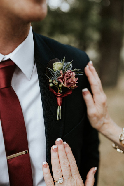 Intimate fall camp wedding at Mount Laguna in San Diego