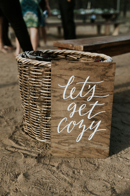 Intimate fall camp wedding at Mount Laguna in San Diego Inspiration