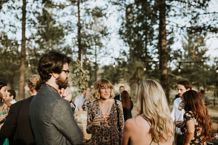 Intimate fall camp wedding at Mount Laguna in San Diego Inspiration