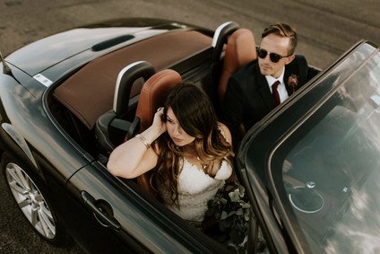 Intimate fall camp wedding at Mount Laguna in San Diego