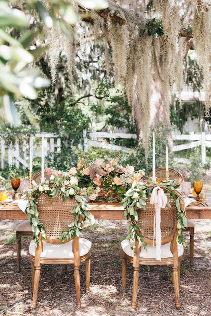 Elegant southern fall wedding ideas on Mobile Bay