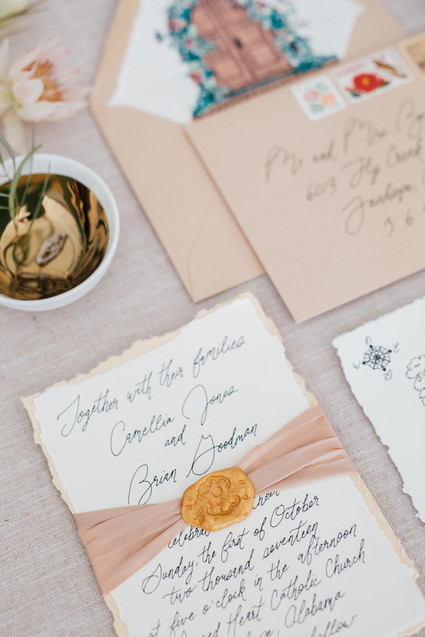 Elegant southern fall wedding ideas on Mobile Bay