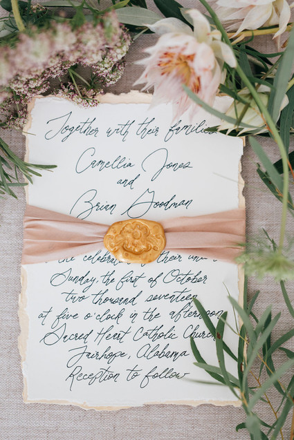 Elegant southern fall wedding ideas on Mobile Bay