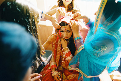 Modern Hindu and Sikh wedding on Maui