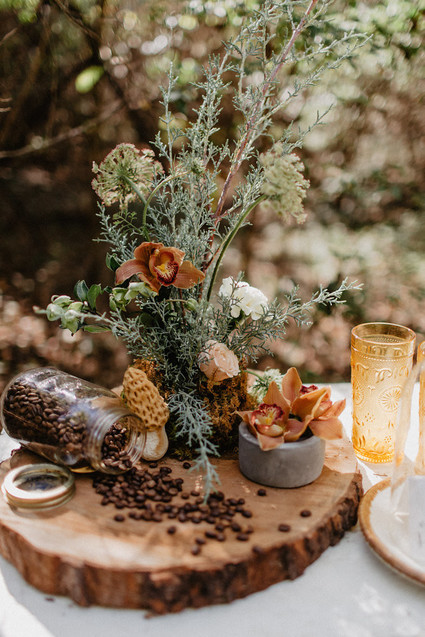 Vintage fall brunch wedding inspiration
