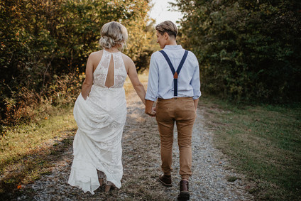 Vintage fall same-sex wedding inspiration