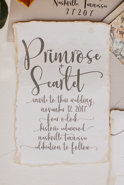 Vintage fall brunch wedding inspiration