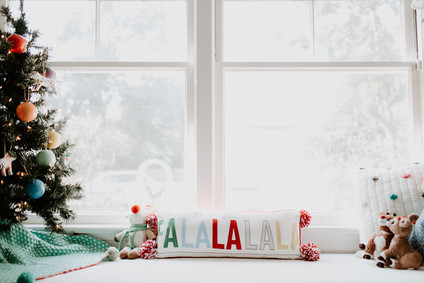 Festive Christmas nursery decor
