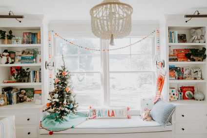 Festive Christmas nursery decor