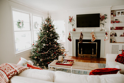Festive Christmas nursery decor