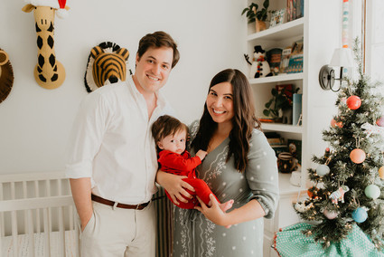 Festive Christmas nursery decor