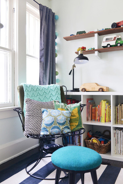 vintage inspired little boy's room