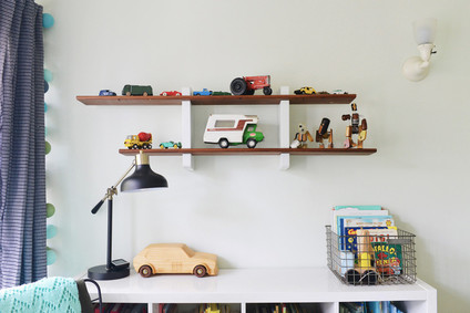 vintage inspired little boy's room