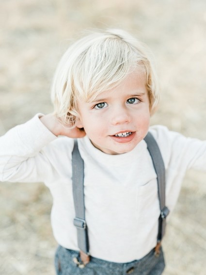 Rustic sparkle holiday family photos in San Diego