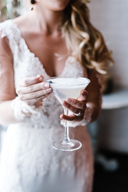 Moody blush and black winter wedding inspiration