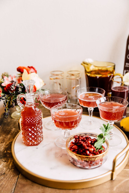 festive cocktail recipes on 100 Layer Cake